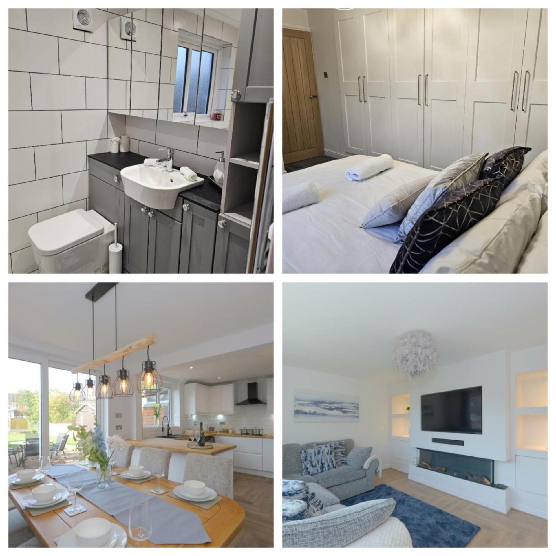Modern 3 Bedroom Property With Free Driveway Parking By Shire Stays Shrewsbury Eksteriør billede
